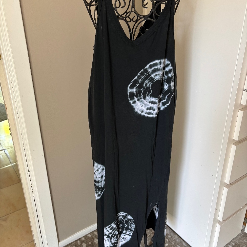 Grey, tie-dye pattern, Bassike dress